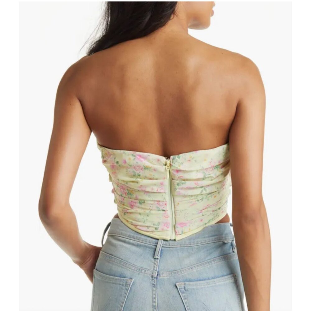 House Of CB Vivienne Ditsy Floral Strapless Corset - Picture 4 of 12